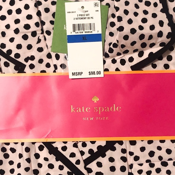Kate Spade NWT Dream a Little Dream Pajama Set XL - Picture 6 of 8